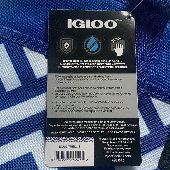 Igloo Insulated Collapsible Cooler Bag  9-Can Capacity NWT - Picture 3 of 11